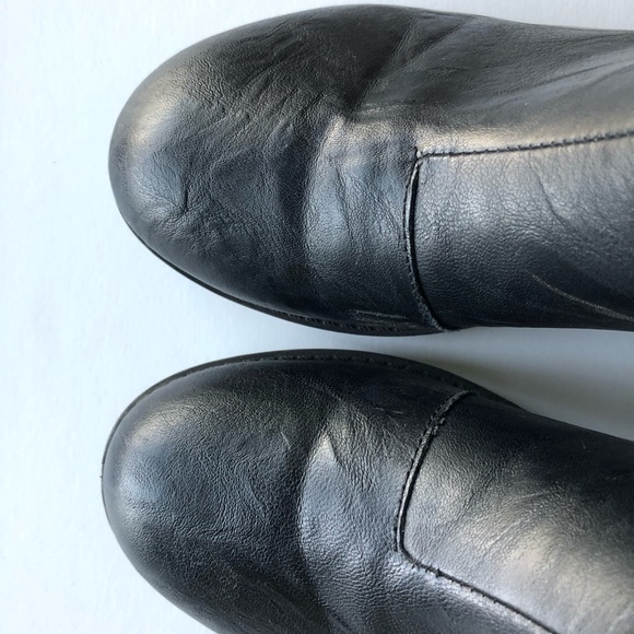 Bella Marie Chunky Black Boots - Picture 5 of 5